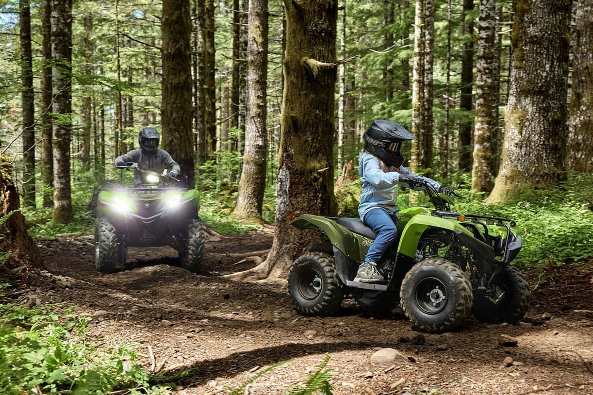 2027 Yamaha Grizzly 110 Tactical Green/Acid Green