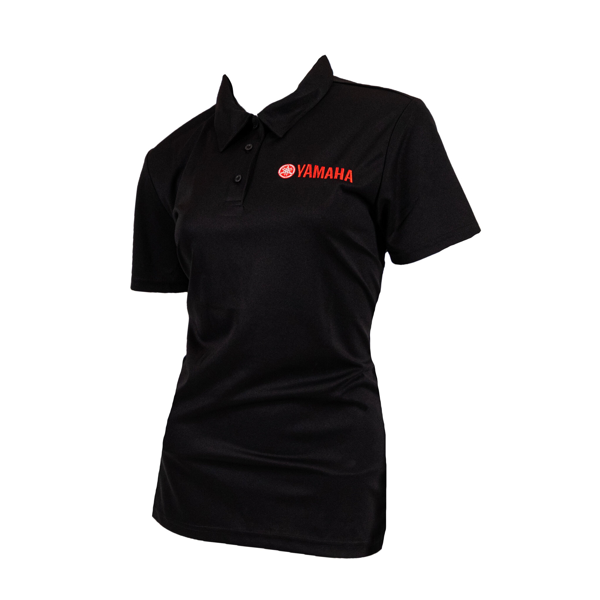 Women's Yamaha Essential Polo Shirt Extra Small black