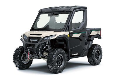 2027 Kawasaki RIDGE HVAC Metallic Matte Whitish Beige / Flat Ebony