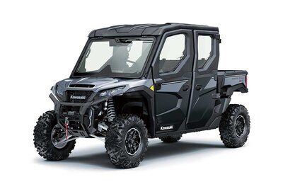 2027 Kawasaki RIDGE CREW HVAC Metallic Metallic Bluish Gray / Ebony