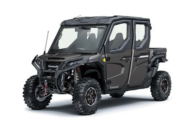 2027 Kawasaki RIDGE CREW PLATINUM SPORT HVAC Metallic Flat Raw Graystone