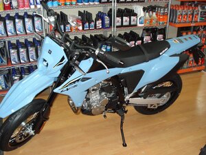 2026 Suzuki DR Z400SM Sky Grey