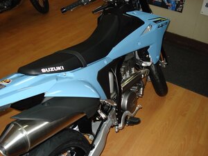 2026 Suzuki DR Z400SM Sky Grey