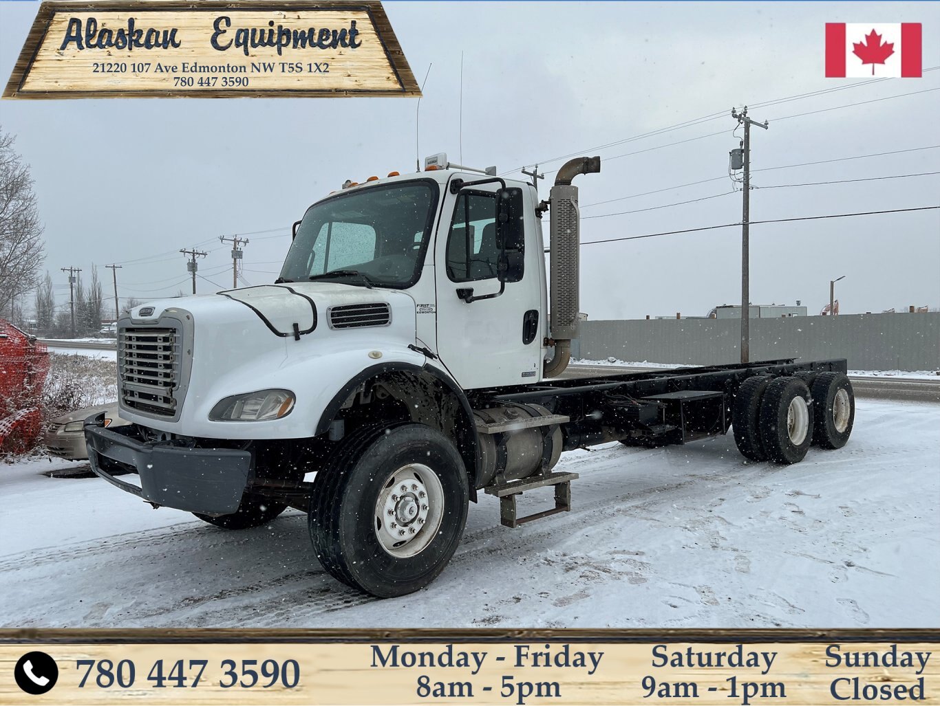 2007 Freightliner M2112V T/A Cab and Chassis