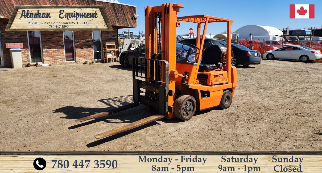 FORKLIFT TOYOTA MODEL 62 4FGC25 CUSHION LPG 5,000 LB