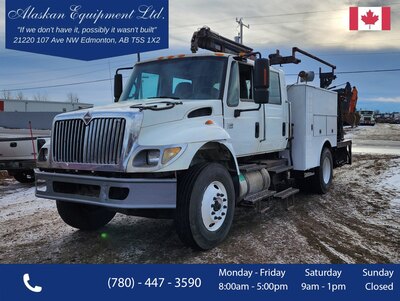 2006 International WorkStar 7500 SA637 S/A Crane Truck