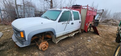 1997 CHEVROLET 3500 CREWCAB DRW 2WD SERVICE TRUCK