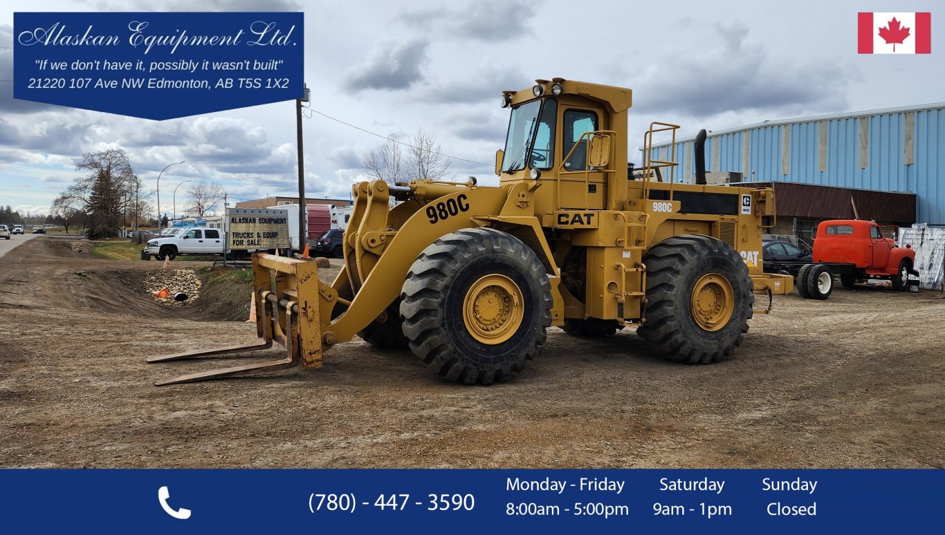 1990 Caterpillar 980C Wheel Loader