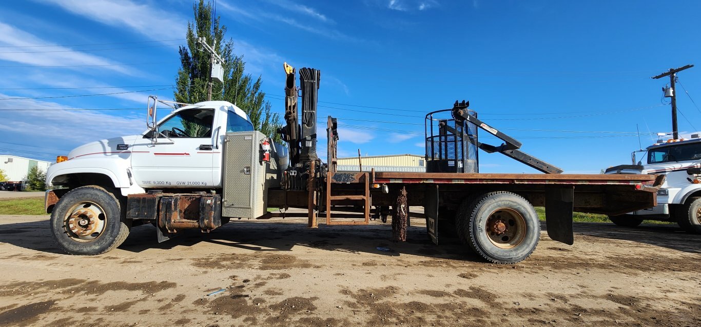 1999 GMC 7500 Boom S/A Truck w/ Hiab Picker