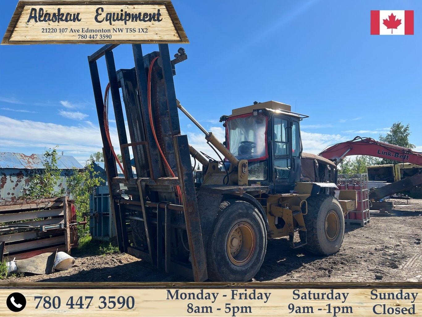 2013 CAT 938K Rough Terrain Forklift (Parts Unit)