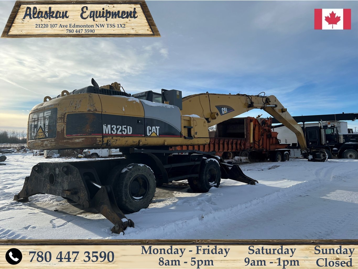 2006 Cat M325D Wheel Material Handler