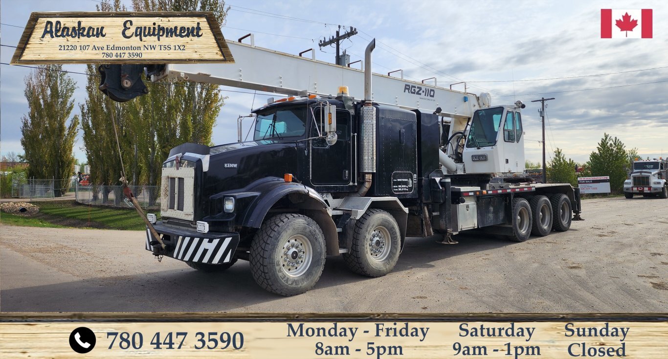 2005 Kenworth T800 Twin Steer Sleeper Boom Truck Tri axle