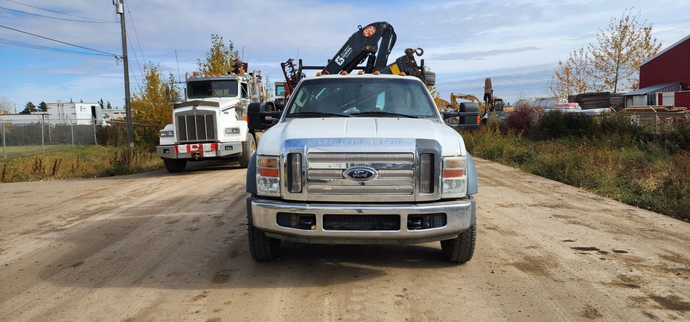 2008 Ford F550 Super Duty 4x4 Picker Deck truck