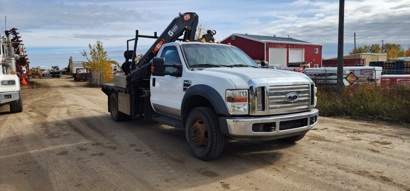 2008 Ford F550 Super Duty 4x4 Picker Deck truck