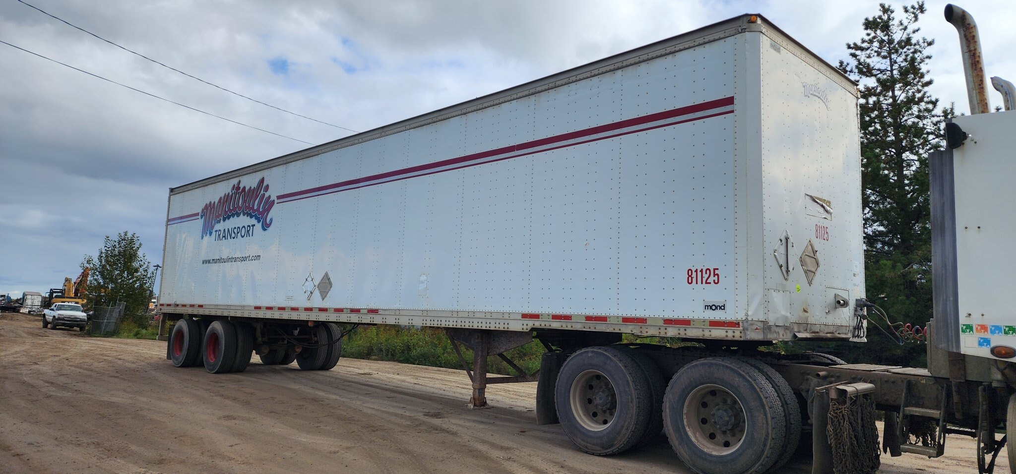 1998 Mond T/A 48ft Dry van trailer
