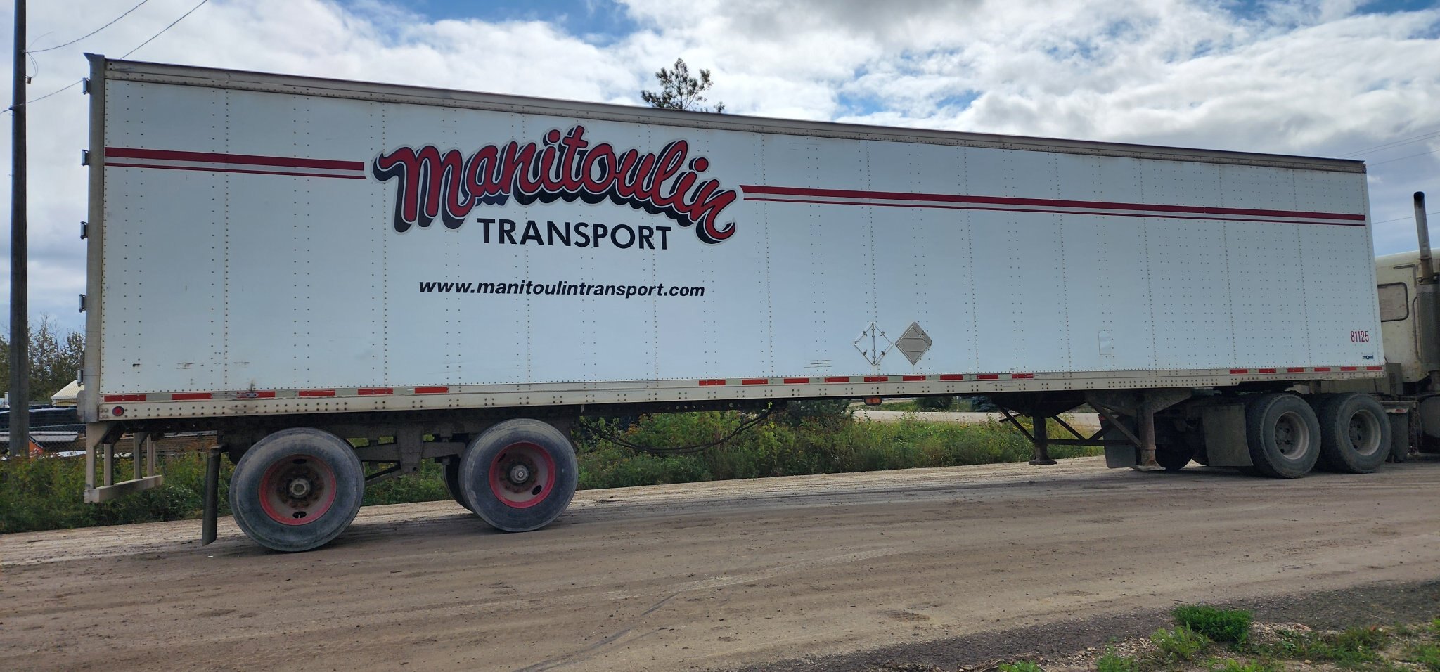 1998 Mond T/A 48ft Dry van trailer