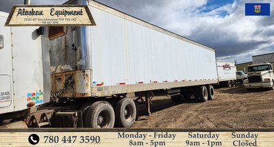 1985 Fruehauf 43ft Dry van office trailer