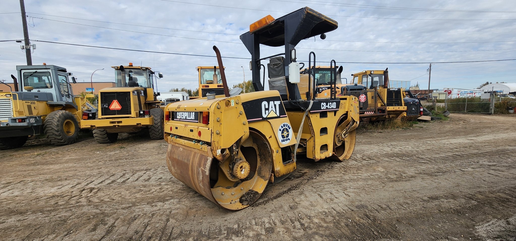 2005 Cat CB434D Double Drum Roller