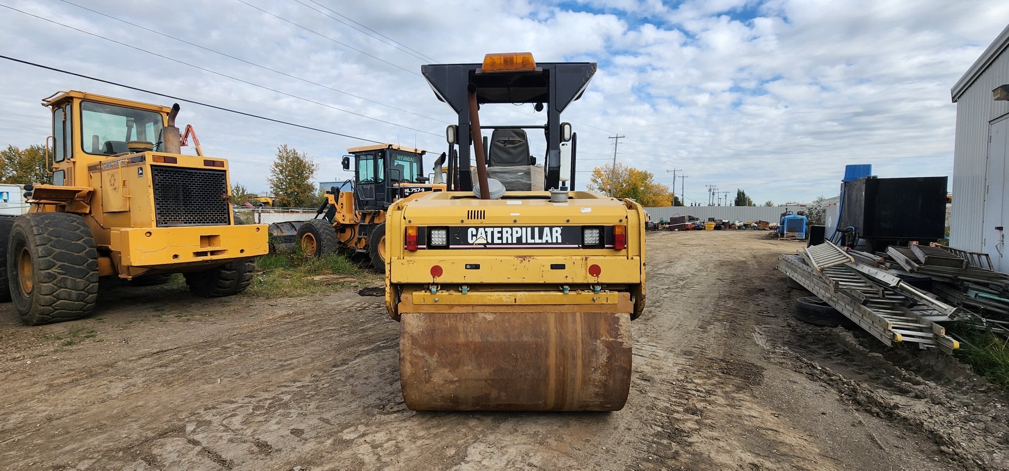 2005 Cat CB434D Double Drum Roller