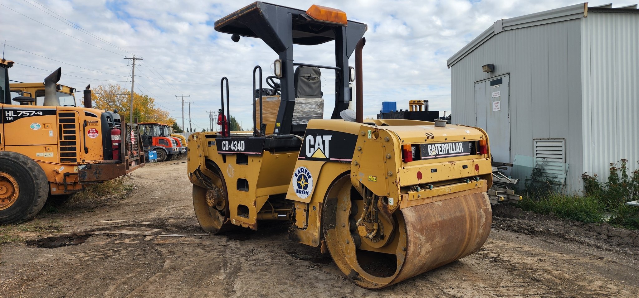 2005 Cat CB434D Double Drum Roller