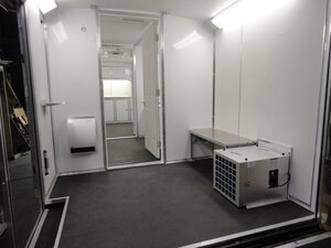 2024 Cargo Mate 8 x 24 Trailer modified for negative air pressure for asbestos removal
