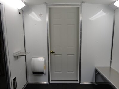 2024 Cargo Mate 8 x 24 Trailer modified for negative air pressure for asbestos removal