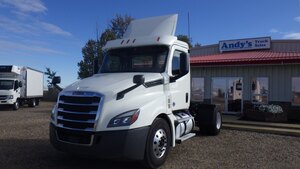 SOLD 2019 FREIGHTLINER CASCADIA EVOLUTION T12642ST SINGLE AXLE DAY CAB #4101