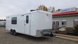 2024 CARGO MATE SILVER CROWN EDITION 8 X 24 OFFICE TRAILER #494350