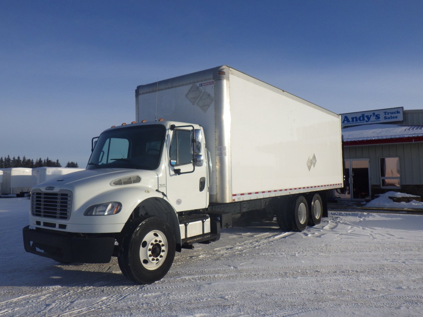 2018 Freightliner M2 106 Tandem with 26 Ft Dry Van #3442