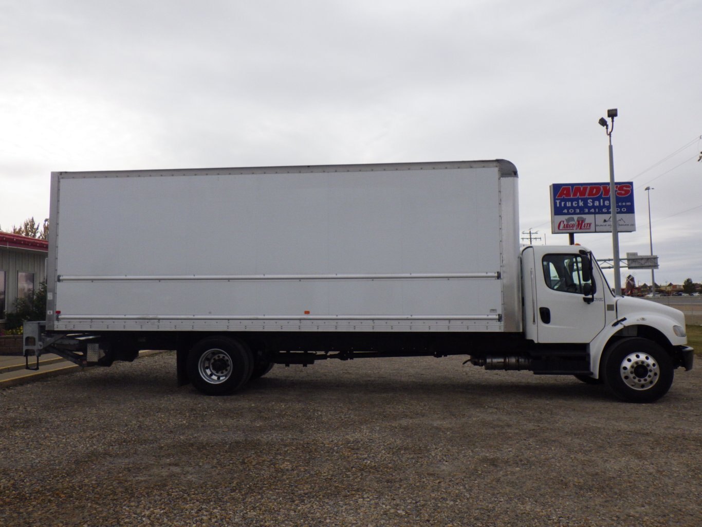 SOLD 2019 FREIGHTLINER M2 106 with 26 FT DRY VAN #3974
