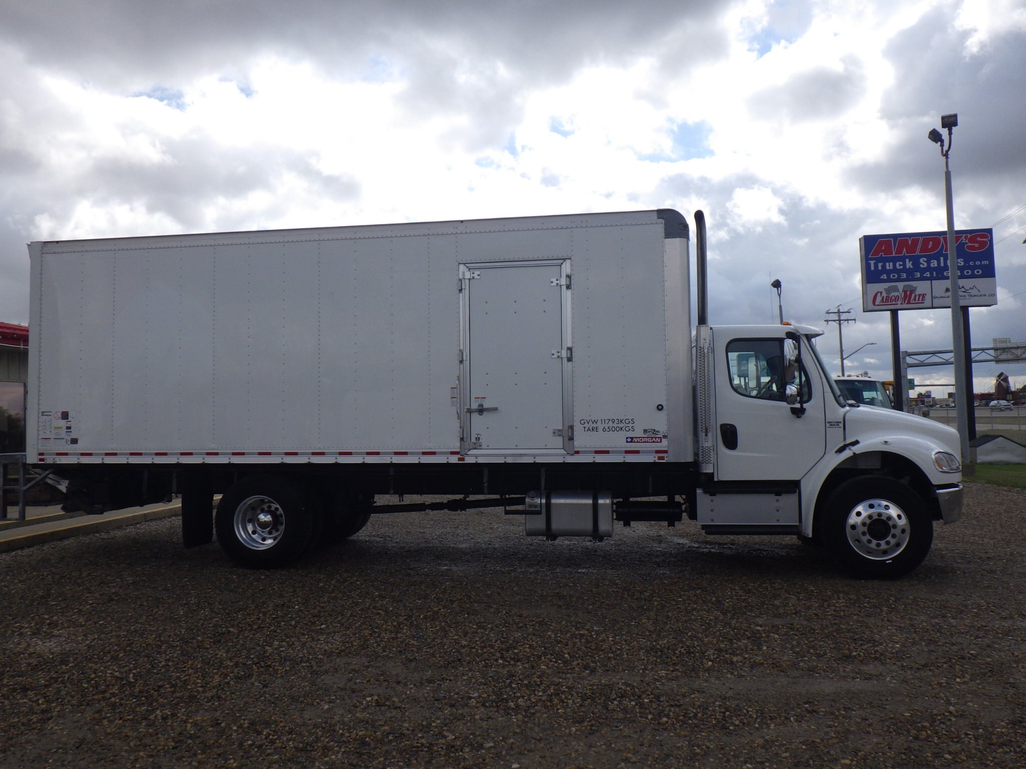 2021 Freightliner M2 106 with 24 Ft Morgan Dry Van #5769