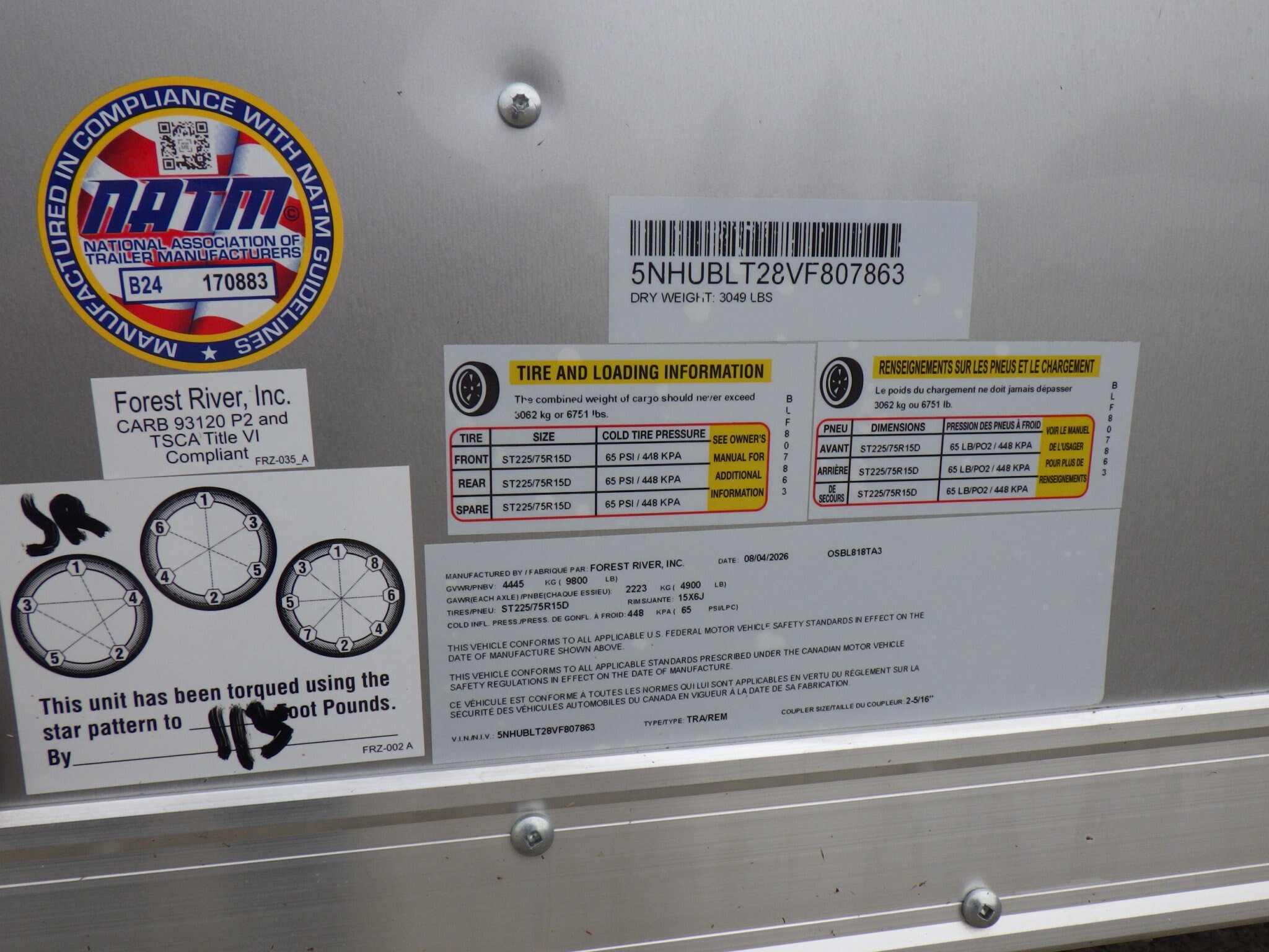 2027 Cargo Mate Blazer 8 x 18 Enclosed #807863