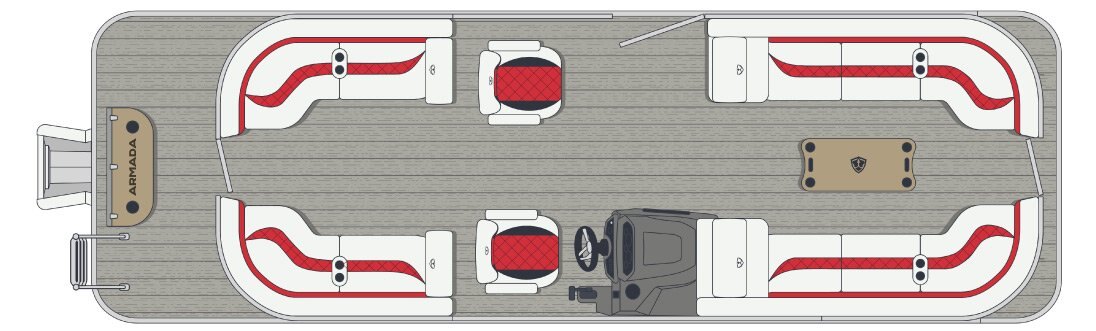 2024 Armada Drakkar K 248 BLACK Outer Sheet 3 Tubes