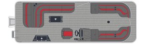 2026 Armada Drakkar 25RB 3 tubes Black Outer Sheet