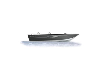 Crestliner 1750 PRO TILLER White base Gun-Metal accent