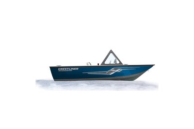 Crestliner 2050 COMMANDER ELITE Gun-Metal base True-Blue accent
