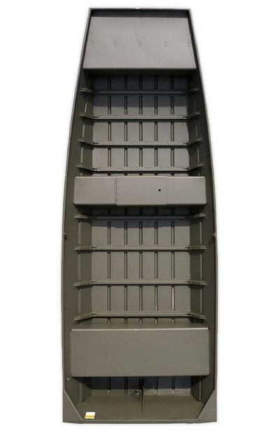 Crestliner 1648 CR JON Marsh Tan exterior & interior