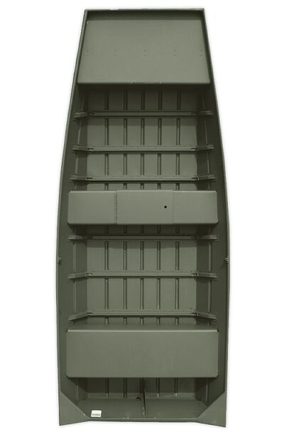 Crestliner 1448 CR JON Marsh Tan exterior & interior