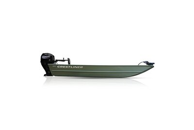 Crestliner 1760 RETRIEVER JON Olive Drab exterior & interior