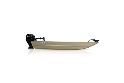 Crestliner 1660 RETRIEVER JON Marsh Tan exterior & interior