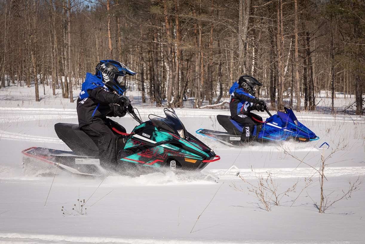 2023 Yamaha SNOSCOOT ES Black/Mint