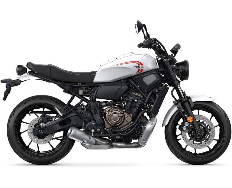 2024 Yamaha XSR700 Blanc héritage