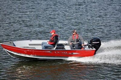 2026 LUND 1600 FURY TILLER - RED