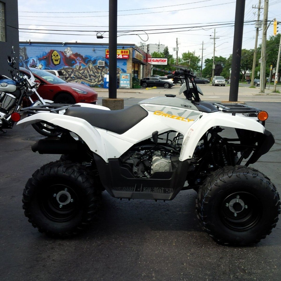 2024 Yamaha GRIZZLY 90 White/Armour Grey