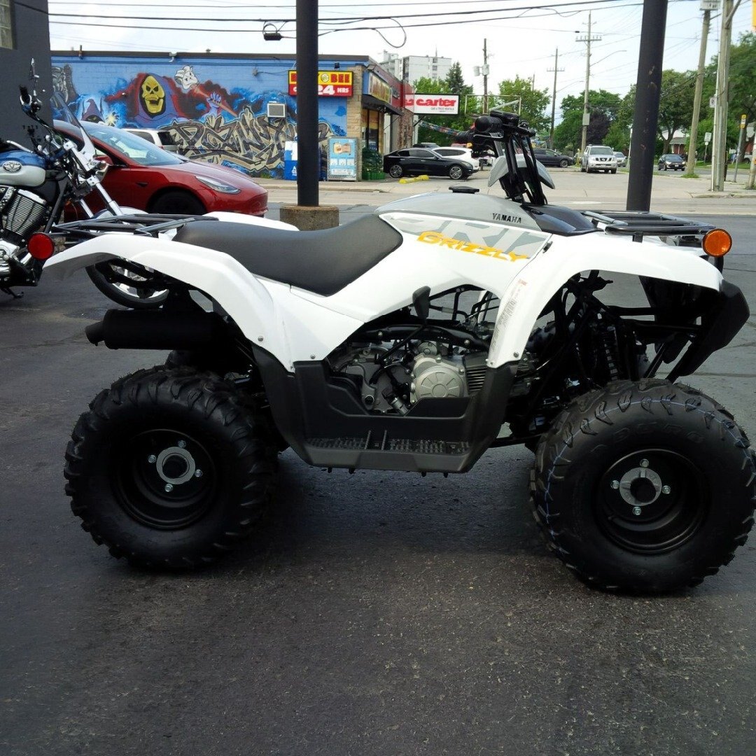 2024 Yamaha GRIZZLY 90 White/Armour Grey