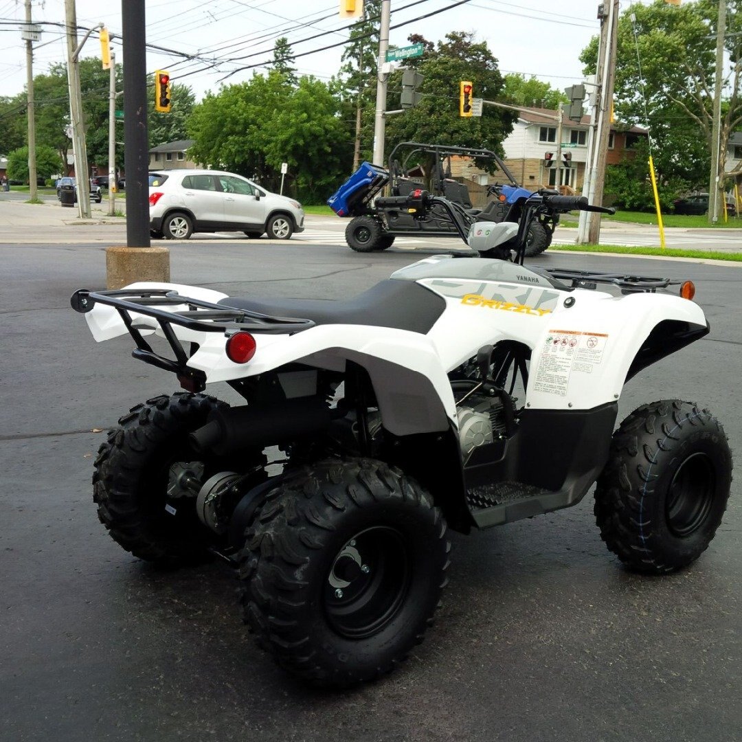 2024 Yamaha GRIZZLY 90 White/Armour Grey