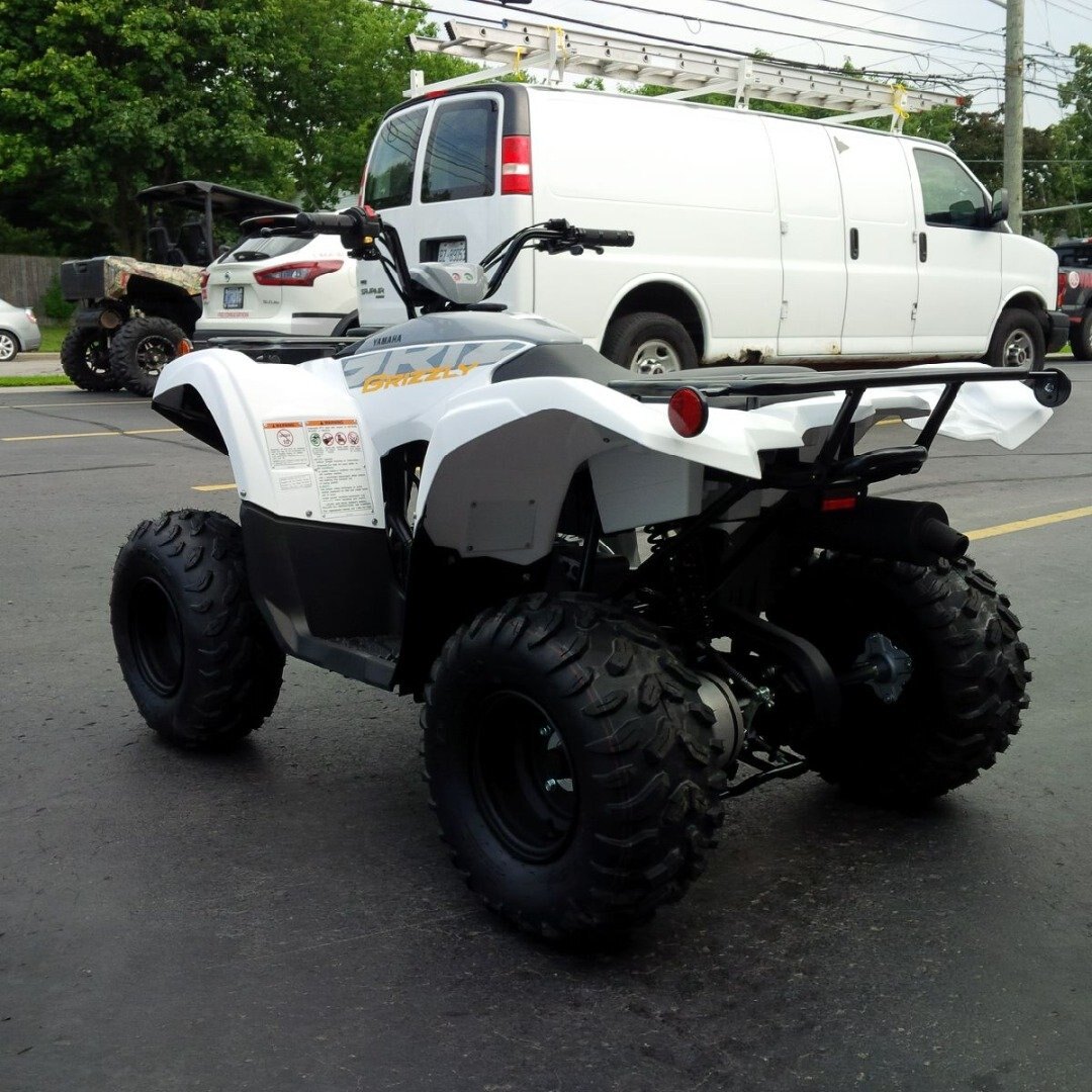 2024 Yamaha GRIZZLY 90 White/Armour Grey