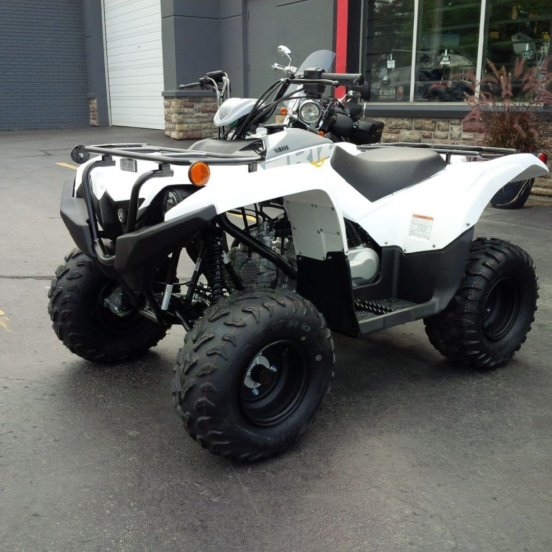 2024 Yamaha GRIZZLY 90 White/Armour Grey