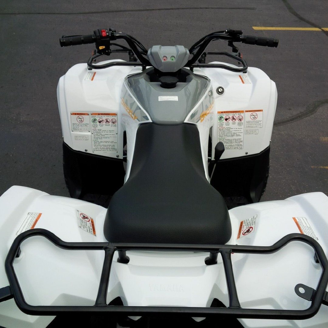 2024 Yamaha GRIZZLY 90 White/Armour Grey