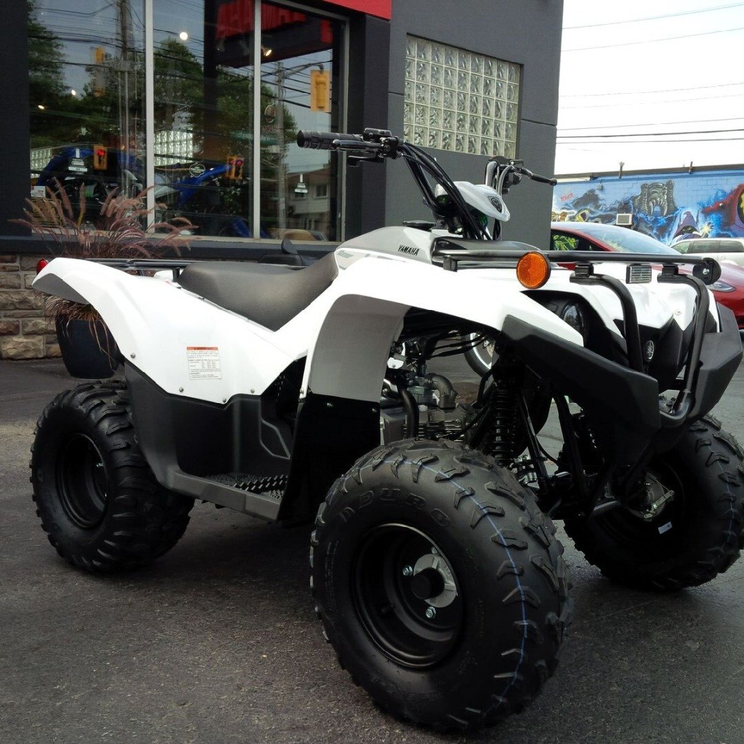 2024 Yamaha GRIZZLY 90 White/Armour Grey